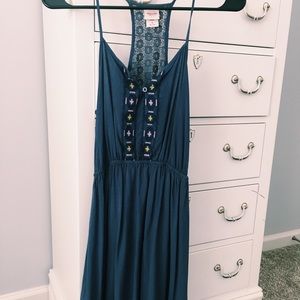 mini blue dress